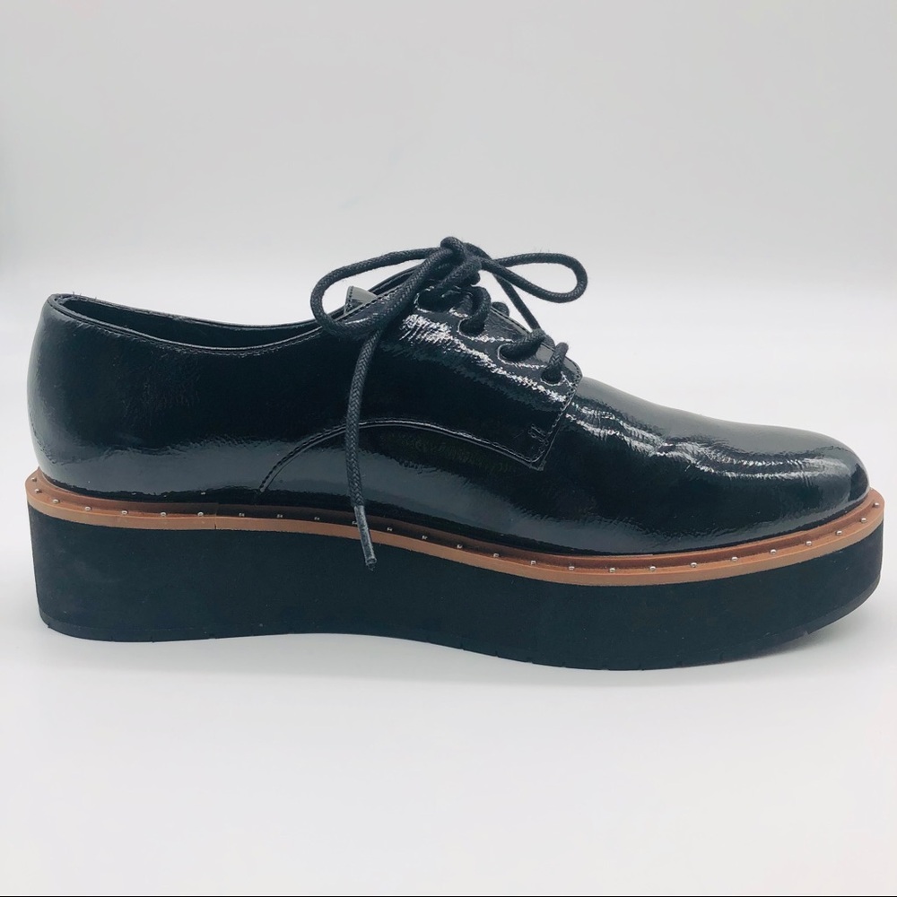 Patent Leather Platform Shoes